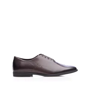 Pantofi eleganți bărbați din piele naturală, Leofex - 976 Mogano Box