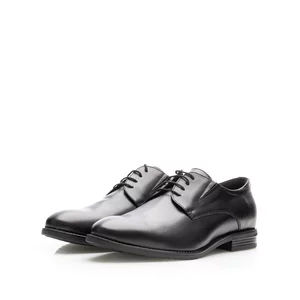 Pantofi eleganţi bărbaţi din piele naturală, Leofex - 999 Negru Box