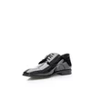 Pantofi eleganți bărbați din piele naturală,Leofex - Mostră 522 Negru Lac