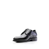 Pantofi eleganți bărbați din piele naturală, Leofex - Mostră 622 Negru Box