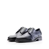Pantofi eleganți bărbați din piele naturală, Leofex - Mostră 622 Negru Box