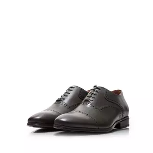 Pantofi eleganti barbati, Oxford din piele naturala, Leofex- 748  Verde Box