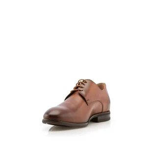 Pantofi eleganţi copii din piele naturală, Leofex - 898 C Cognac Box