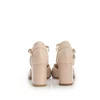Pantofi eleganți decupați damă din piele naturală - 30216 Nude Box