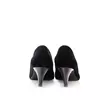 Pantofi eleganți damă din piele naturală - 180 Negru Velur