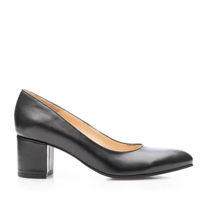 Pantofi eleganți damă din piele naturală - 184 Negru Box