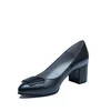Pantofi eleganți damă din piele naturală - 186 Negru Box