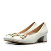 Pantofi eleganți damă din piele naturală - 2005 Blue deschis Box