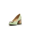 Pantofi eleganți damă din piele naturală - 2176 Verde Deschis Box