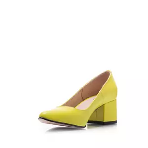 Pantofi eleganți damă din piele naturală - 2281 Verde Chartreuse Box