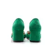 Pantofi eleganți damă din piele naturală - 23019 Verde Velur