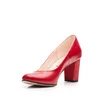 Pantofi eleganți damă din piele naturală - 23336 Roșu Box