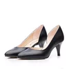 Pantofi eleganți damă din piele naturală - 2462 Negru Box