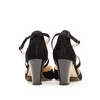 Pantofi eleganți damă din piele naturală - 27336 Negru Velur