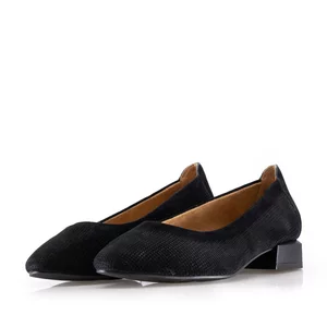 Pantofi eleganți damă din piele naturală - 3506 Negru Nabuc
