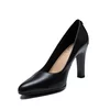 Pantofi eleganți damă din piele naturală - 3517 Negru Box