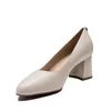Pantofi eleganți damă din piele naturală - 3518 Bej Box