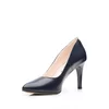 Pantofi eleganți damă din piele naturală - 3527 Blue Box