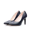 Pantofi eleganți damă din piele naturală - 3527 Blue Box