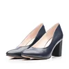 Pantofi eleganți damă din piele naturală - 43216 Blue Box