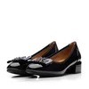 Pantofi eleganți damă din piele naturală - 4412 Negru Naplac