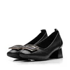 Pantofi eleganți damă din piele naturală - 4413 Negru Box