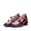 Pantofi eleganți damă din piele naturală - 4414 vișiniu Lac
