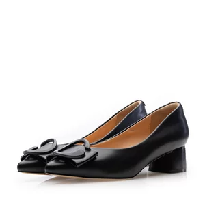 Pantofi eleganți damă din piele naturală - 4415 Negru Box