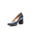 Pantofi eleganți damă din piele naturală - 852 Blue Box