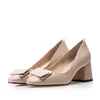 Pantofi eleganți damă din piele naturală - 903 Taupe Box