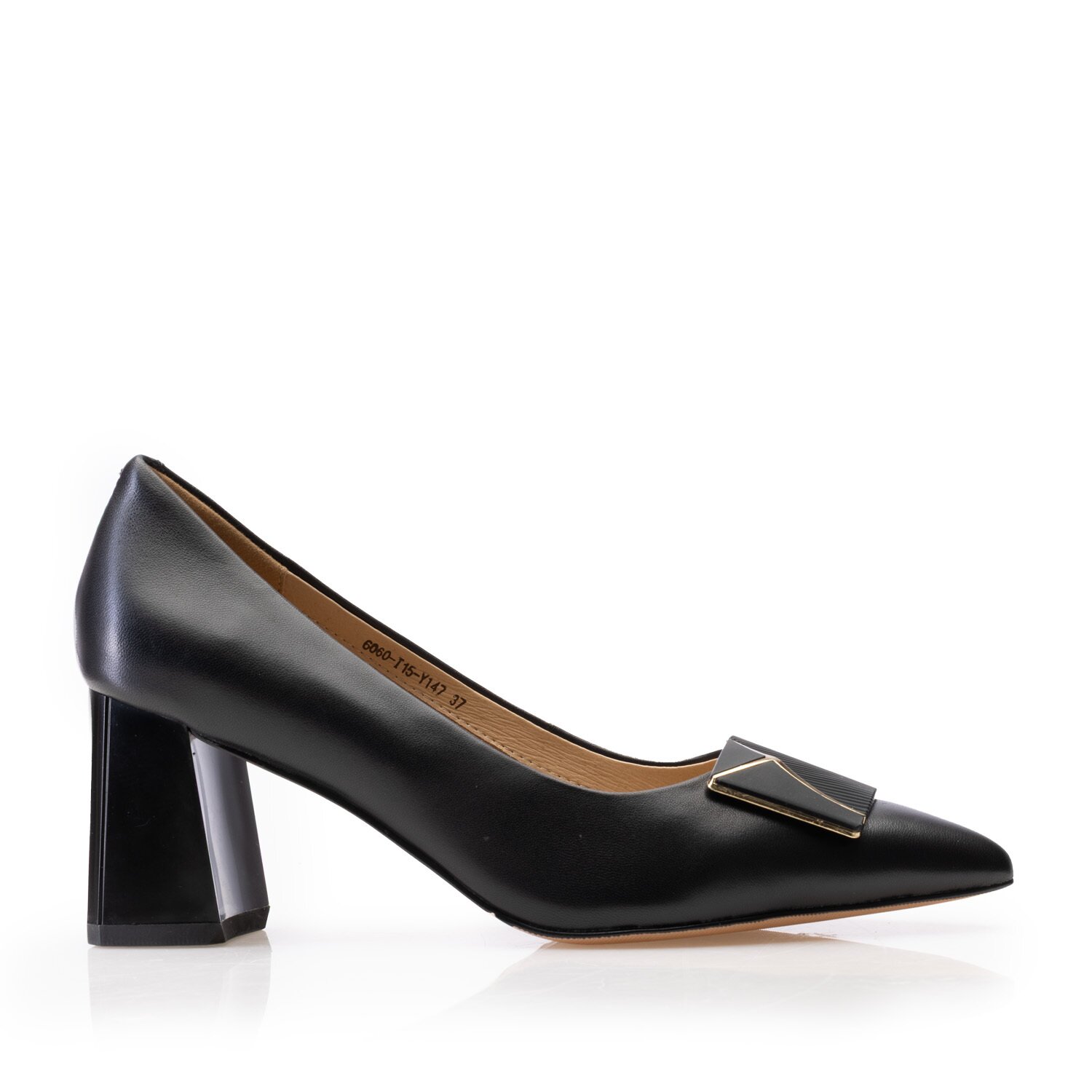 Pantofi eleganți damă din piele naturală - 906 Negru Box Pantofi eleganți damă din piele naturală - 906 Negru Box