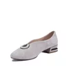 Pantofi eleganți damă din piele naturală, Karisma - 4399 Taupe Velur