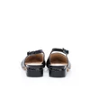 Pantofi eleganți decupați damă din piele naturală, Karisma - 4404 Negru Box Perforat
