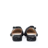 Pantofi eleganți decupați damă din piele naturală, Karisma - 4404 Negru Velur Perforat