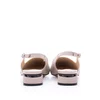 Pantofi eleganți decupați damă din piele naturală, Karisma - 4404 Nude Box Perforat