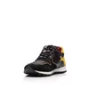 Pantofi sport barbati din piele naturala, Leofex - 665 Negru Mustar box+velur