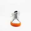 Pantofi sport barbati din piele naturala, Leofex - 882 Alb cu Negru Box