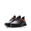 Pantofi sport bărbați din piele naturală, Leofex - Mostră Zizi Negru Portocaliu Box