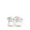 Pantofi sport damă din piele naturală, Leofex - 238 Alb+Verde Box Mash