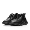 Pantofi sport damă din piele naturală, Leofex- 239 Negru box