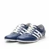 Pantofi sport dama din piele naturala, Leofex- 552-1 blue+alb box