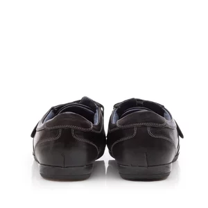 Pantofi sport dama din piele naturala, Leofex - 553 Negru box