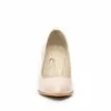 Pantofi stiletto damă din piele lacuită - 558 nude lac