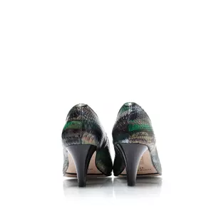 Pantofi stiletto damă din piele naturală - 2275 Cameleon Box Print