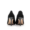 Pantofi stiletto damă din piele naturală - 3527 Negru Velur