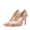 Pantofi stiletto damă din piele naturală - 43216 Flori BoxVelur