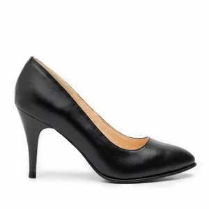 Pantofi eleganți damă din piele naturală - 558 Negru Box