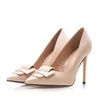 Pantofi stiletto damă din piele naturală, Epica - 4420 Nude Box