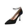 Pantofi stiletto damă, Epica - 4390 Negru Textil