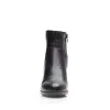 Botine dama din piele naturala, Leofex - 061 Negru Box